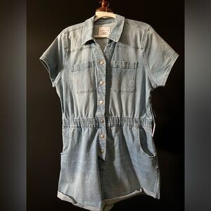 Celebrity Pink Denim Boilersuit